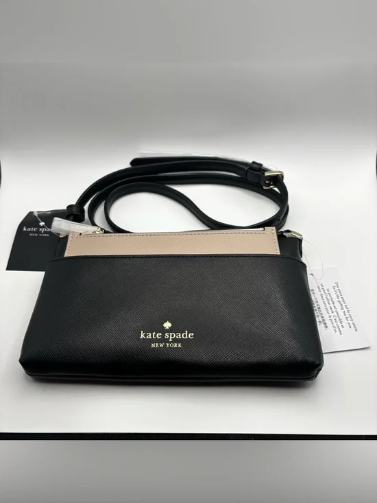 Kate Spade Sadie Saffiano Leather Top Zip Crossbody + Pouch NWT - Picture 2 of 9